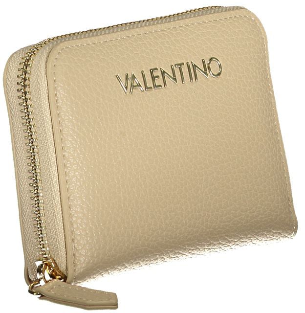 Valentino by Mario Valentino Mario Valentino Beige Polyurethane Women Wallet Beige