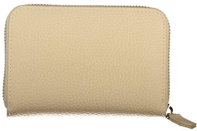Valentino by Mario Valentino Mario Valentino Beige Polyurethane Women Wallet Beige