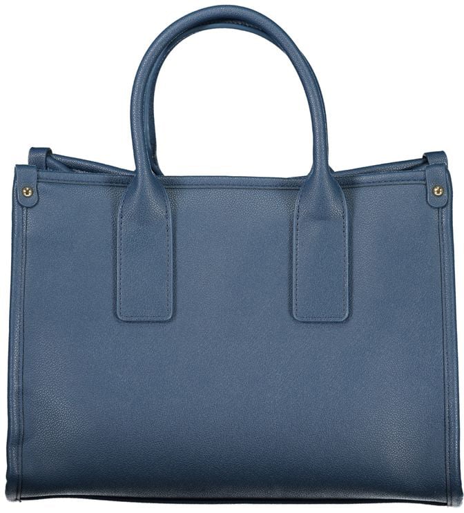 Valentino by Mario Valentino Mario Valentino Blu Polyurethane Women Handbag Zwart