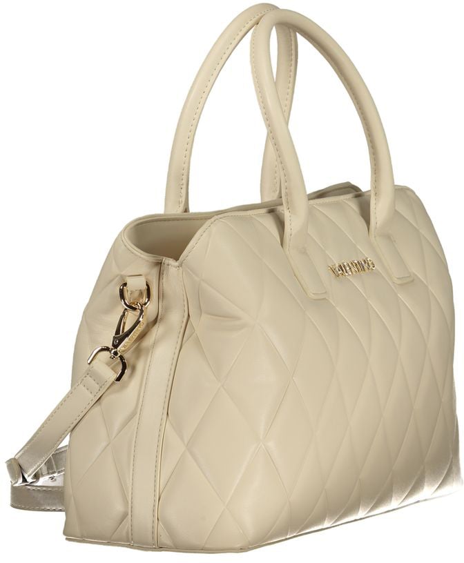 Valentino by Mario Valentino Mario Valentino Beige Polyurethane Women Handbag Beige