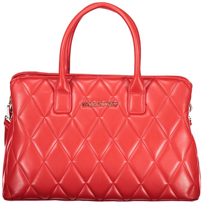 Valentino by Mario Valentino Mario Valentino Rosso Polyurethane Women's Bag with Handles and Compartments Rood
