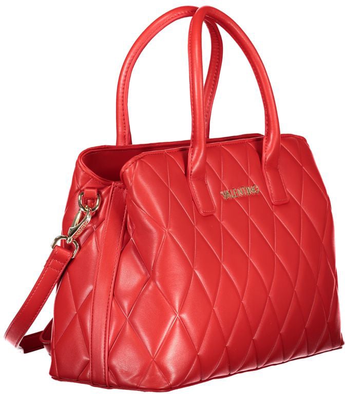 Valentino by Mario Valentino Mario Valentino Rosso Polyurethane Women's Bag with Handles and Compartments Rood