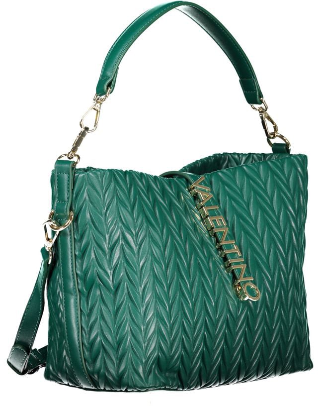Valentino by Mario Valentino Mario Valentino Verde Poliuretano Women Shoulder Bag Zwart