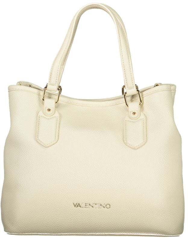 Valentino by Mario Valentino Mario Valentino Beige Polyurethane Women's Bag Blauw