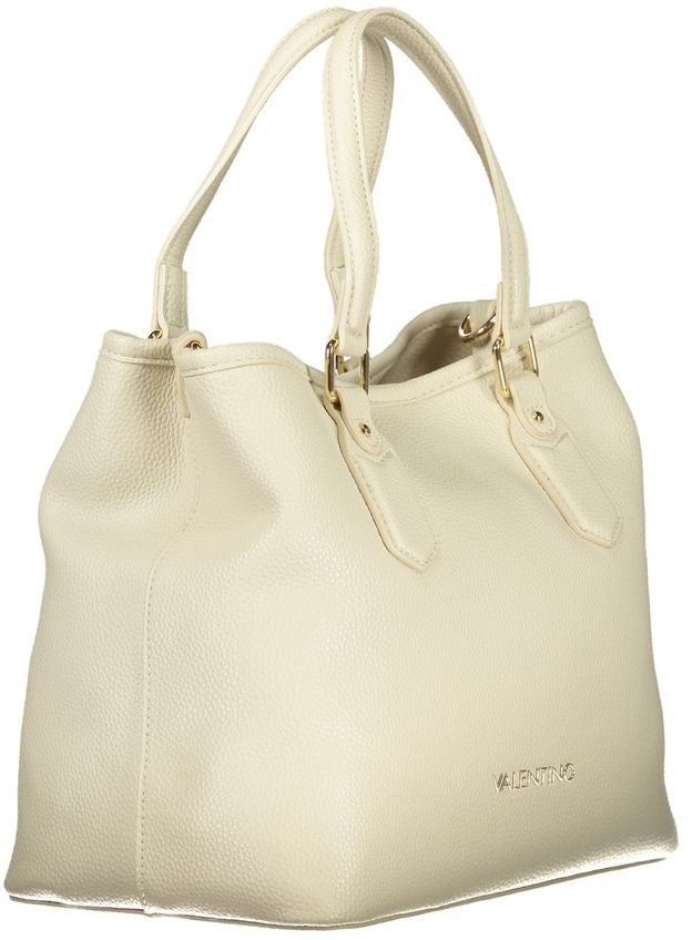 Valentino by Mario Valentino Mario Valentino Beige Polyurethane Women's Bag Blauw