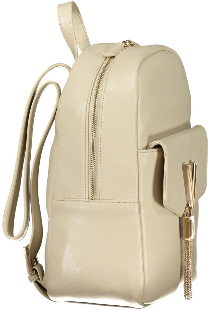 Valentino by Mario Valentino Mario Valentino Beige Polyurethane Women's Backpack Beige