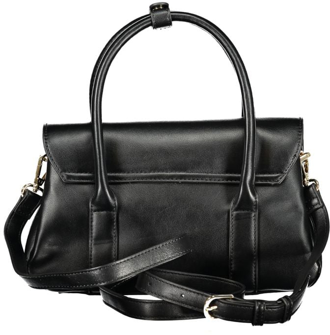 Valentino by Mario Valentino Mario Valentino Nero Polyurethane Women's Bag Zwart