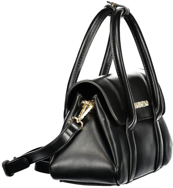 Valentino by Mario Valentino Mario Valentino Nero Polyurethane Women's Bag Zwart