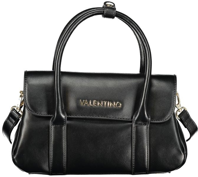 Valentino by Mario Valentino Mario Valentino Nero Polyurethane Women's Bag Zwart
