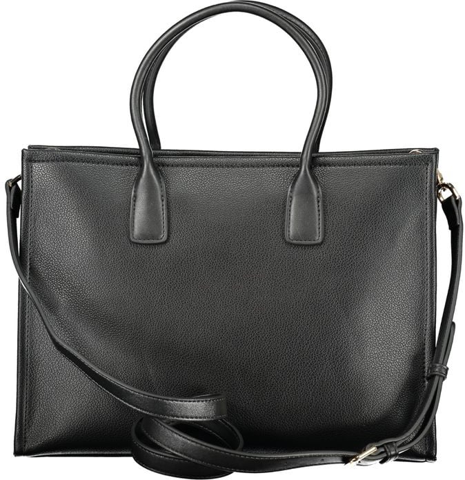 Valentino by Mario Valentino Mario Valentino Nero Polyurethane Womens Bag Zwart