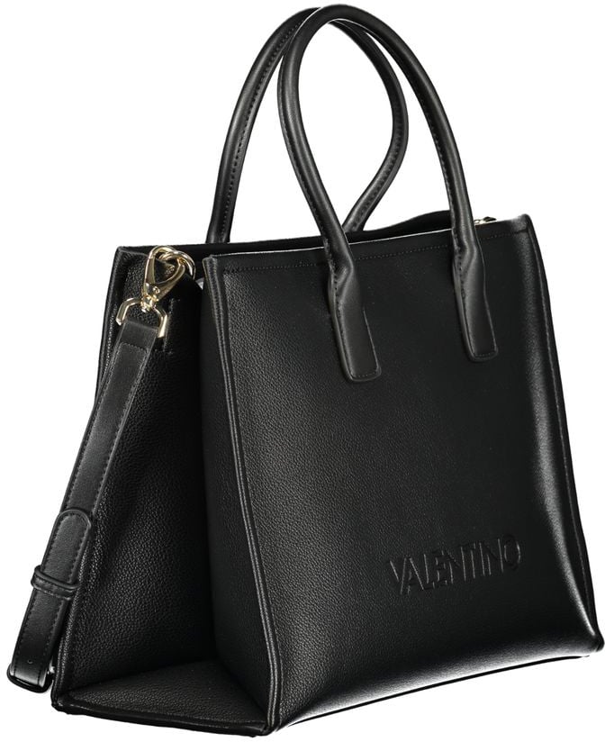 Valentino by Mario Valentino Mario Valentino Nero Polyurethane Womens Bag Zwart