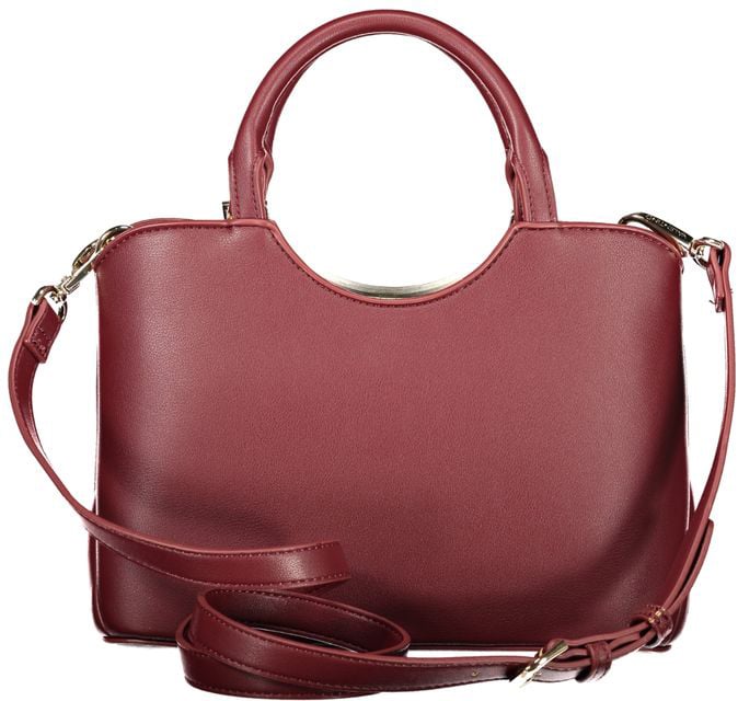 Valentino by Mario Valentino Mario Valentino Red Polyurethane Women Handbag Zwart
