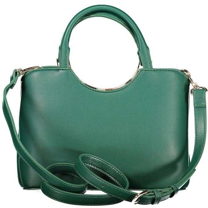 Valentino by Mario Valentino Mario Valentino Verde Polyurethane Women's Bag with Adjustable Shoulder Strap Maroon