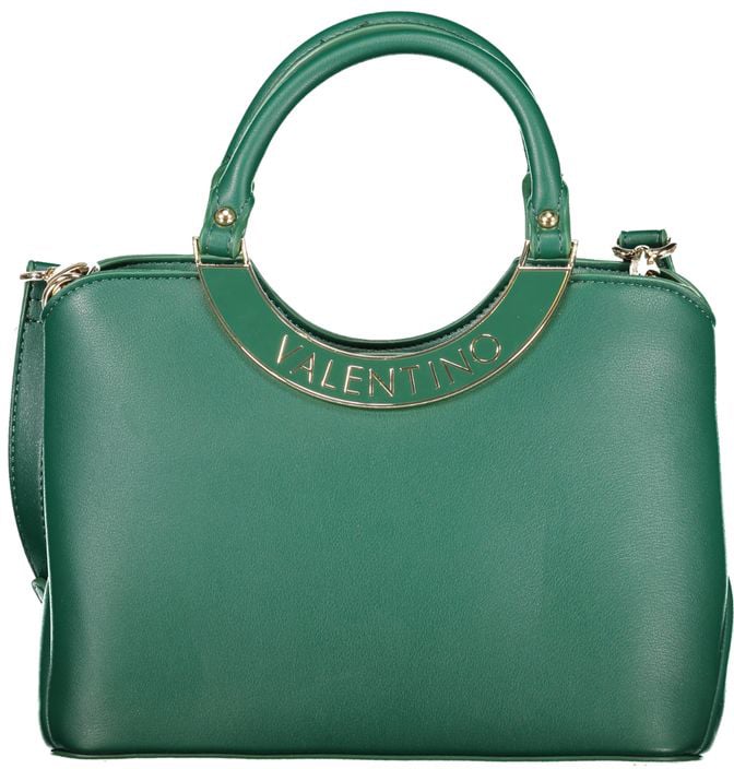 Valentino by Mario Valentino Mario Valentino Verde Polyurethane Women's Bag with Adjustable Shoulder Strap Maroon
