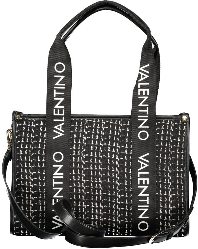 Valentino by Mario Valentino Mario Valentino Nero Polyester Women Handbag Zwart