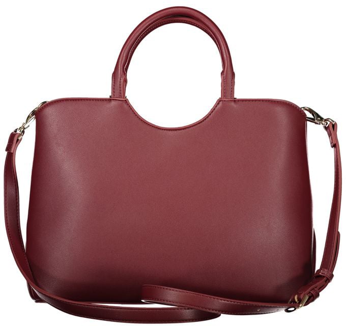 Valentino by Mario Valentino Mario Valentino Red Polyurethane Women Handbag Beige
