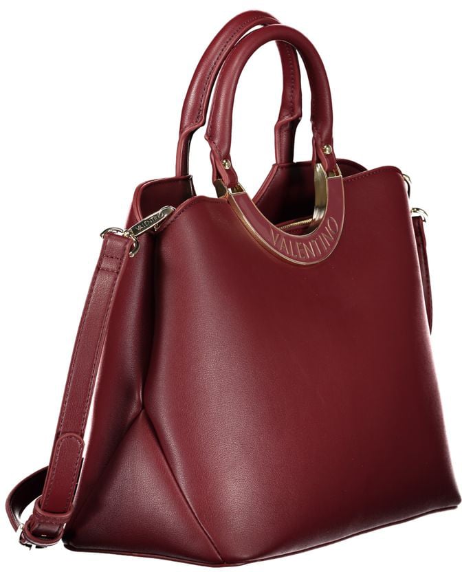 Valentino by Mario Valentino Mario Valentino Red Polyurethane Women Handbag Beige