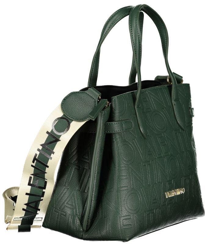 Valentino by Mario Valentino Mario Valentino Verde Polyurethane Women Handbag Zwart