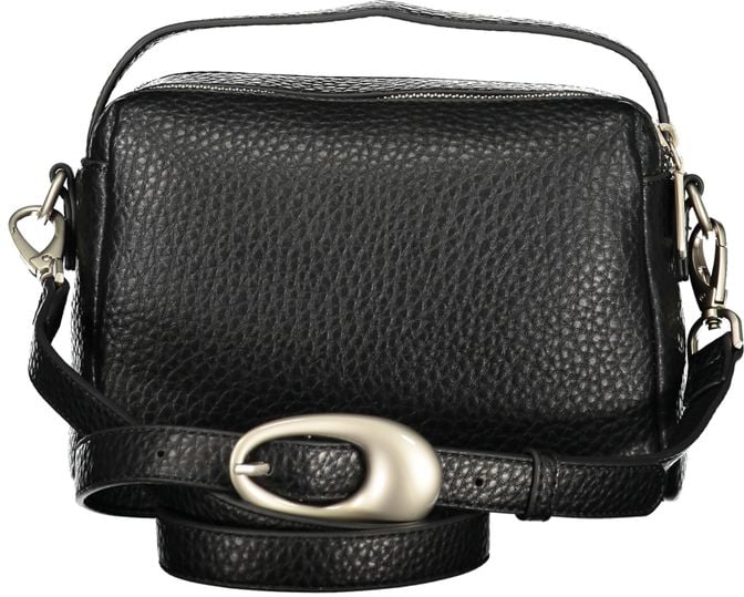 Valentino by Mario Valentino Mario Valentino Nero Poliuretano Women Handbag Zwart