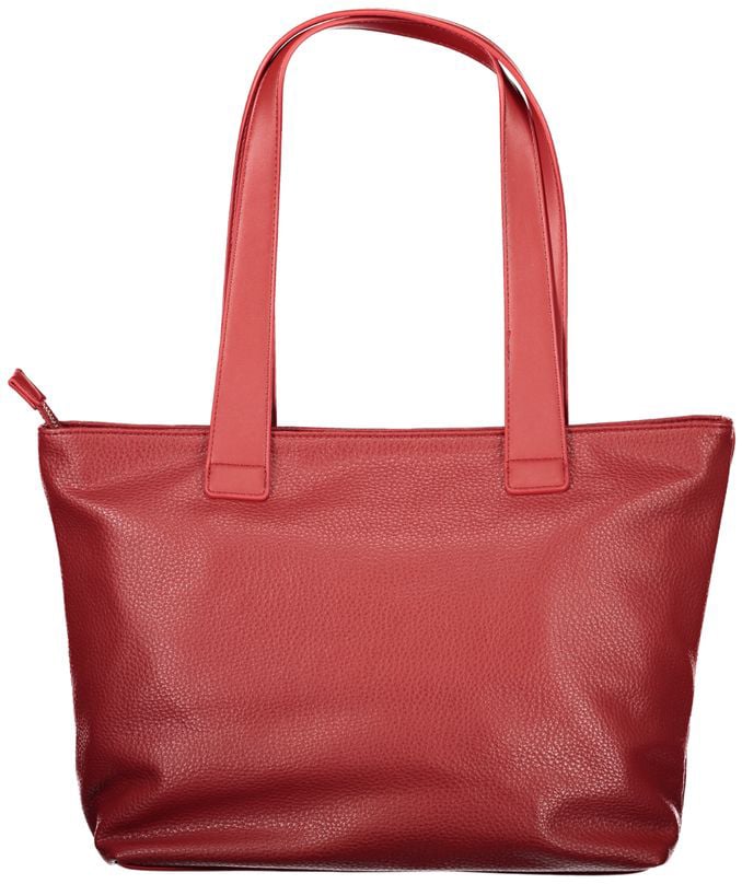 Valentino by Mario Valentino Mario Valentino Rosso Polyurethane Woman Shoulder Bag Zwart