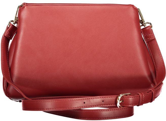 Valentino by Mario Valentino Mario Valentino Rosso Polyurethane Women Handbag Maroon