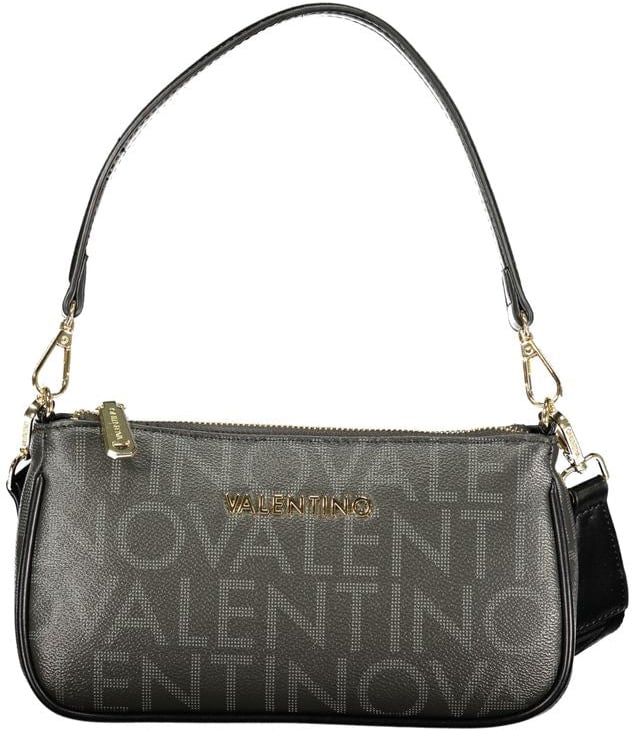 Valentino by Mario Valentino Mario Valentino Nero Polyurethane Women Handbag Zwart