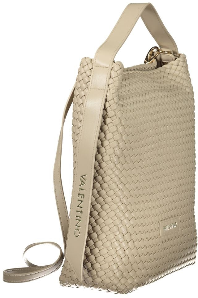 Valentino by Mario Valentino Mario Valentino Beige Polyurethane Women Handbag Groen