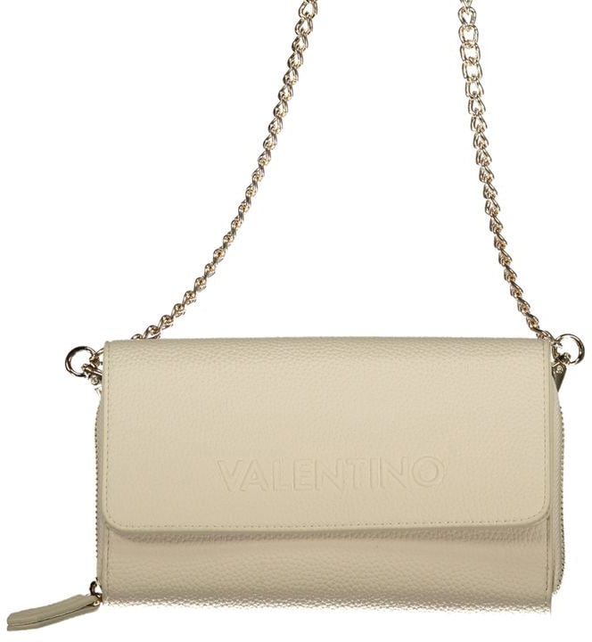 Valentino by Mario Valentino Mario Valentino Beige Polyurethane Women Wallet Beige