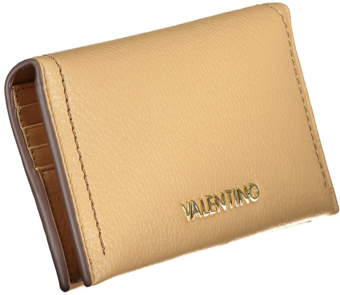 Valentino by Mario Valentino Mario Valentino Beige Polyurethane Women Wallet Beige