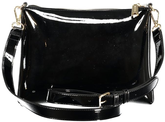 Valentino by Mario Valentino Mario Valentino Black Polyurethane Women's Bag Zwart