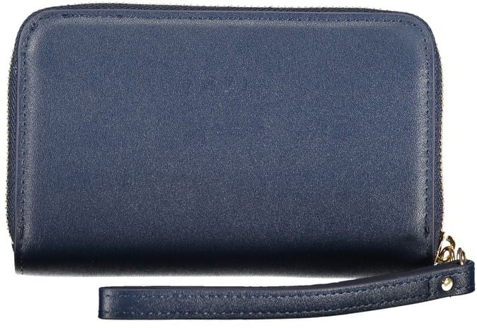 Valentino by Mario Valentino Mario Valentino Blu Polyurethane Women Wallet Blauw