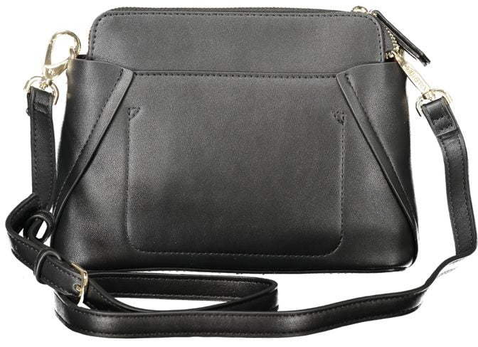 Valentino by Mario Valentino Mario Valentino Nero Polyurethane Women's Bag Zwart