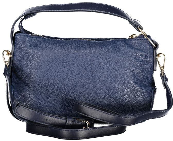 Valentino by Mario Valentino Mario Valentino Blue Polyurethane Women's Bag with Adjustable Strap and Pocket Blauw