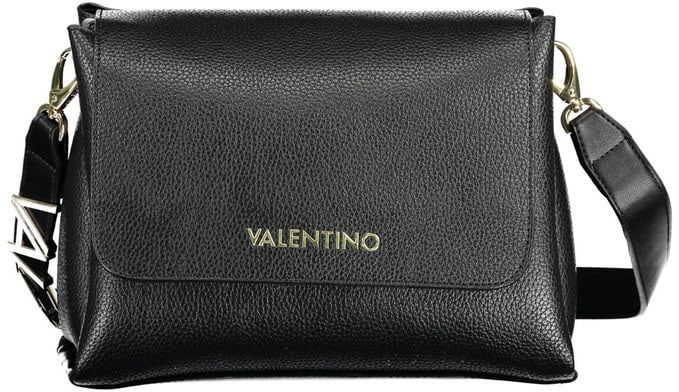 Valentino by Mario Valentino Mario Valentino Nero Polyurethane Women Handbag Zwart