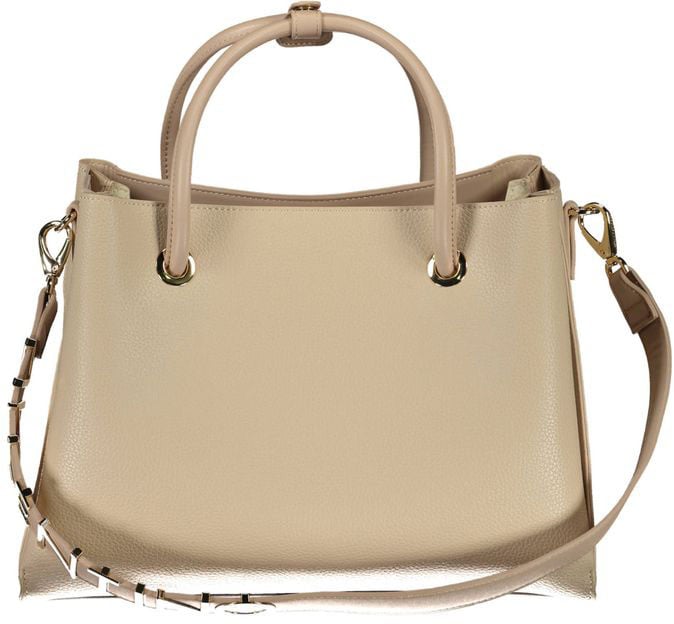 Valentino by Mario Valentino Mario Valentino Beige Polyurethane Women's Bag with Handles and Compartments Beige