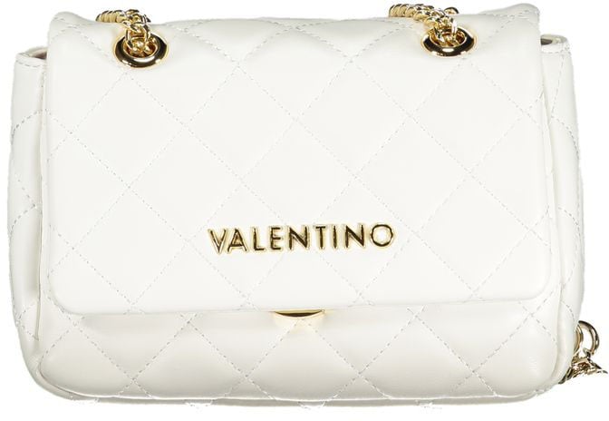 Valentino by Mario Valentino Mario Valentino Bianco Poliuretano Women Shoulder Bag Wit