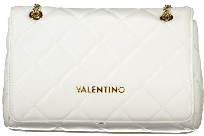 Valentino by Mario Valentino Mario Valentino Bianco Polyurethane Women Shoulder Bag Wit