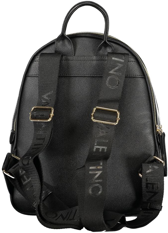 Valentino by Mario Valentino Mario Valentino Nero Poliuretano Women Backpack Zwart