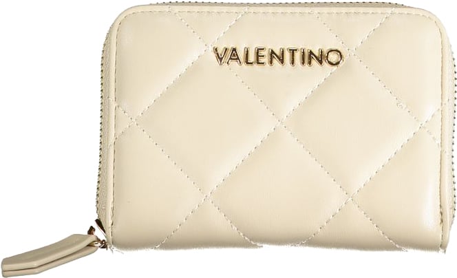 Valentino by Mario Valentino Mario Valentino Beige Polyurethane Women Wallet Beige