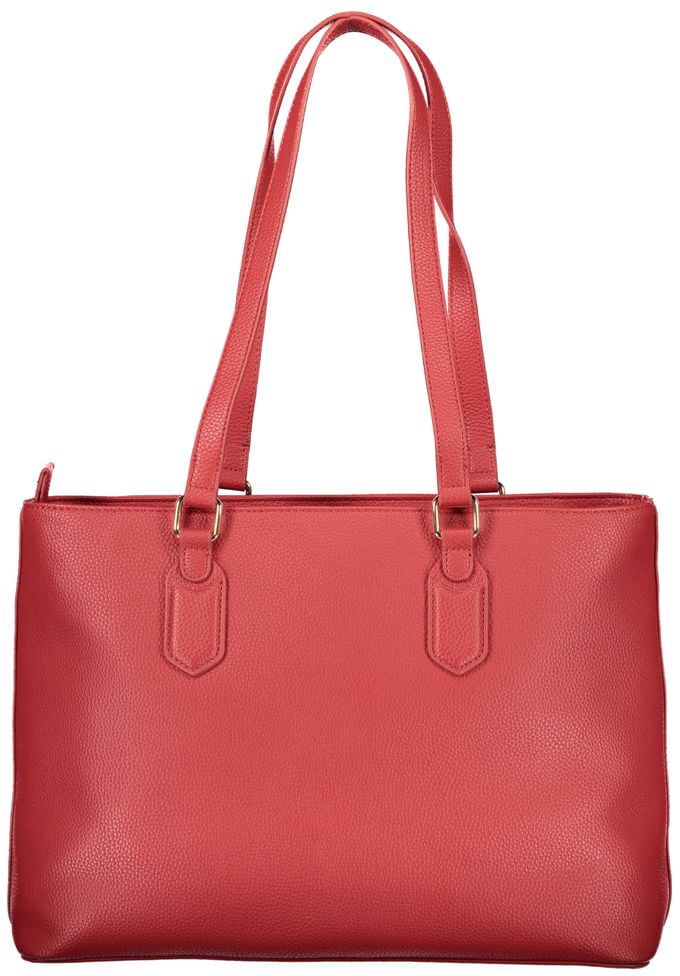 Valentino by Mario Valentino Mario Valentino Rosso Polyurethane Women's Bag With Zip Closure And Compartments Rood