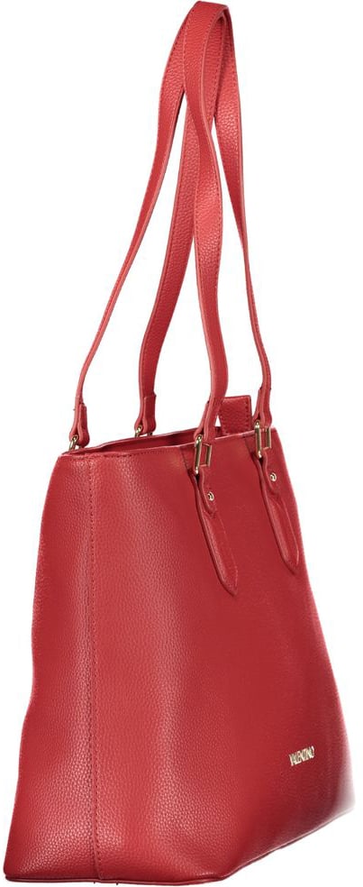 Valentino by Mario Valentino Mario Valentino Rosso Polyurethane Women's Bag With Zip Closure And Compartments Rood
