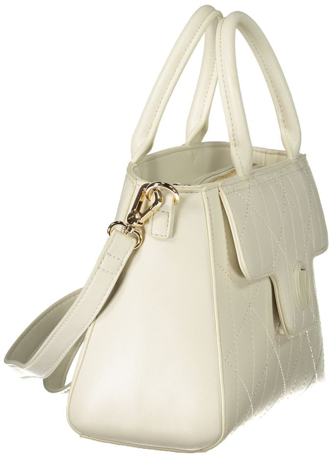 Valentino by Mario Valentino Mario Valentino White Polyurethane Women's Bag Wit