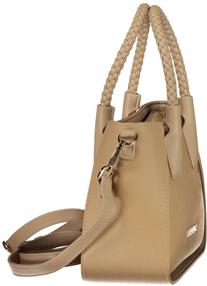 Valentino by Mario Valentino Mario Valentino Beige Polyurethane Women's Bag with Handles and Shoulder Strap Beige