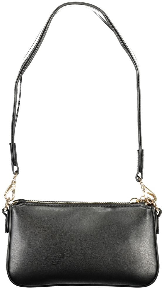 Valentino by Mario Valentino Mario Valentino Nero Poliuretano Women's Handbag with Adjustable Shoulder Strap Zwart