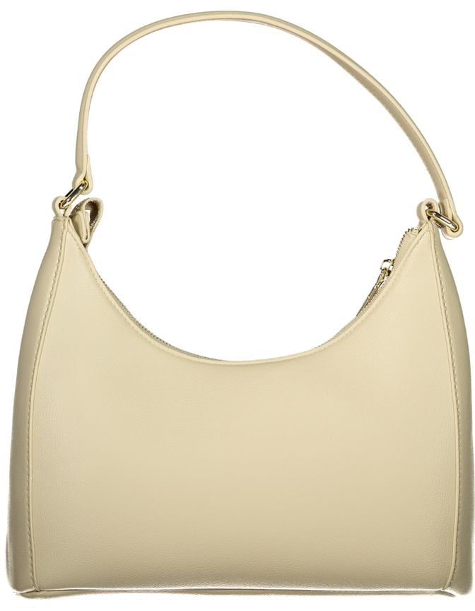 Valentino by Mario Valentino Mario Valentino Beige Polyurethane Women's Bag with Adjustable Shoulder Strap Beige