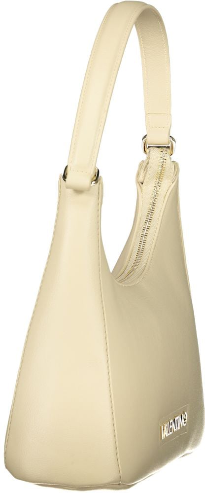 Valentino by Mario Valentino Mario Valentino Beige Polyurethane Women's Bag with Adjustable Shoulder Strap Beige