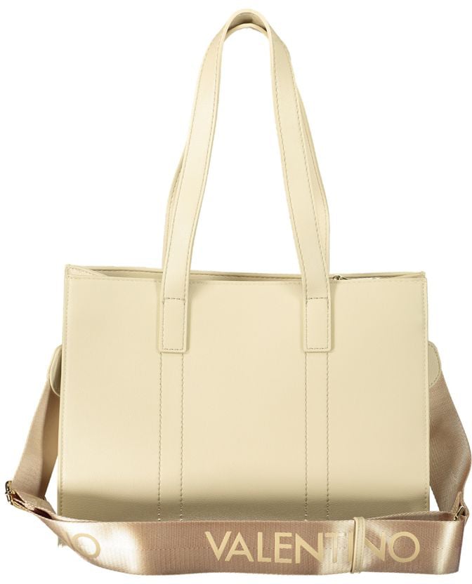 Valentino by Mario Valentino Mario Valentino Beige Polyurethane Womens Bag Beige