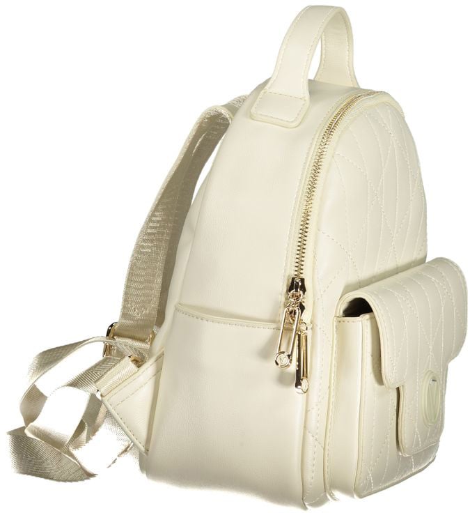 Valentino by Mario Valentino Mario Valentino White Polyurethane Women's Backpack Wit