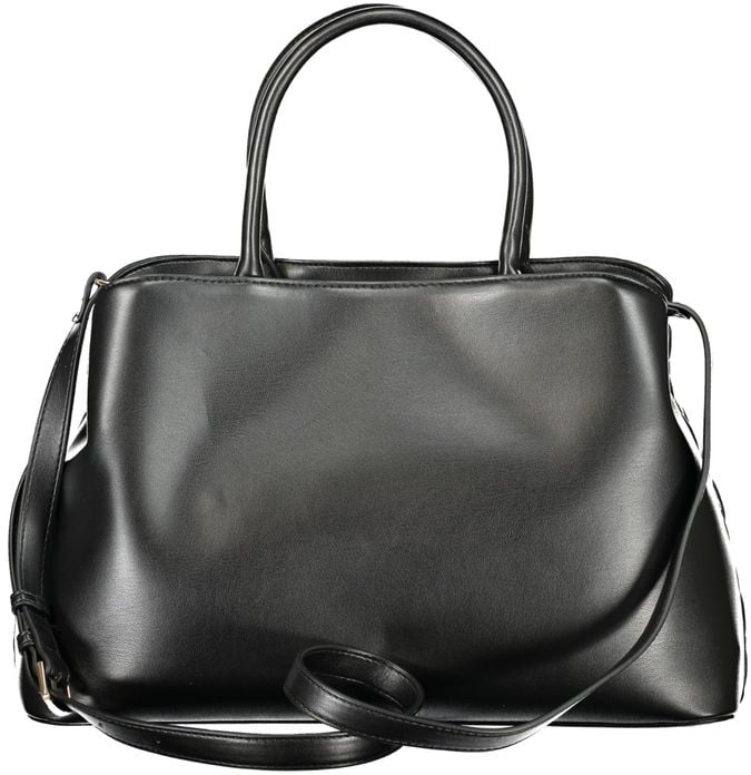 Valentino by Mario Valentino Mario Valentino Nero Polyurethane Women's Bag Zwart