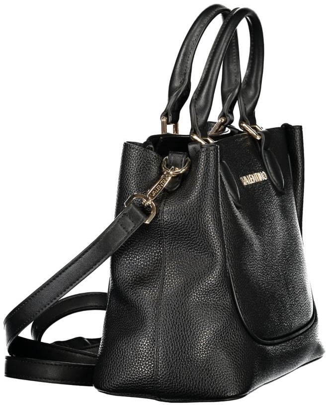Valentino by Mario Valentino Mario Valentino Nero Polyurethane Women's Bag Zwart
